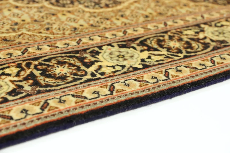 Perserteppich - Täbriz - Royal - 101 x 148 cm - dunkelbeige