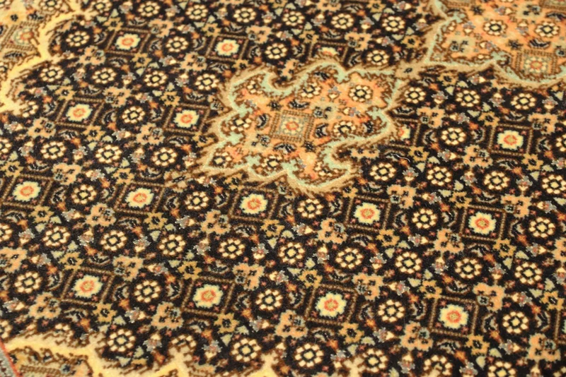 Perserteppich - Täbriz - Royal - 101 x 148 cm - dunkelbeige