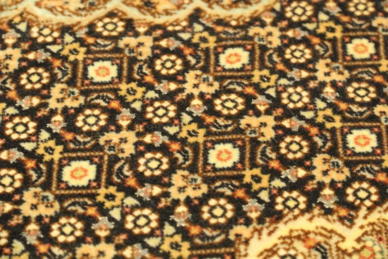 Perserteppich - Täbriz - Royal - 101 x 148 cm - dunkelbeige
