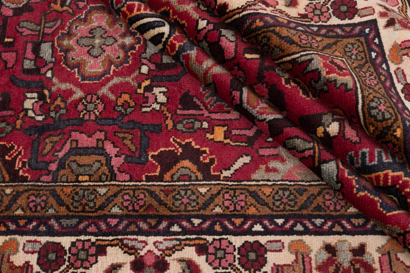 Perserteppich - Nomadic - 195 x 295 cm - dunkelrot