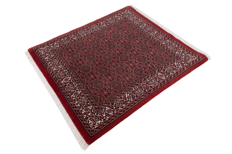 Perserteppich - Bidjar - Royal - 100 x 110 cm - dunkelrot