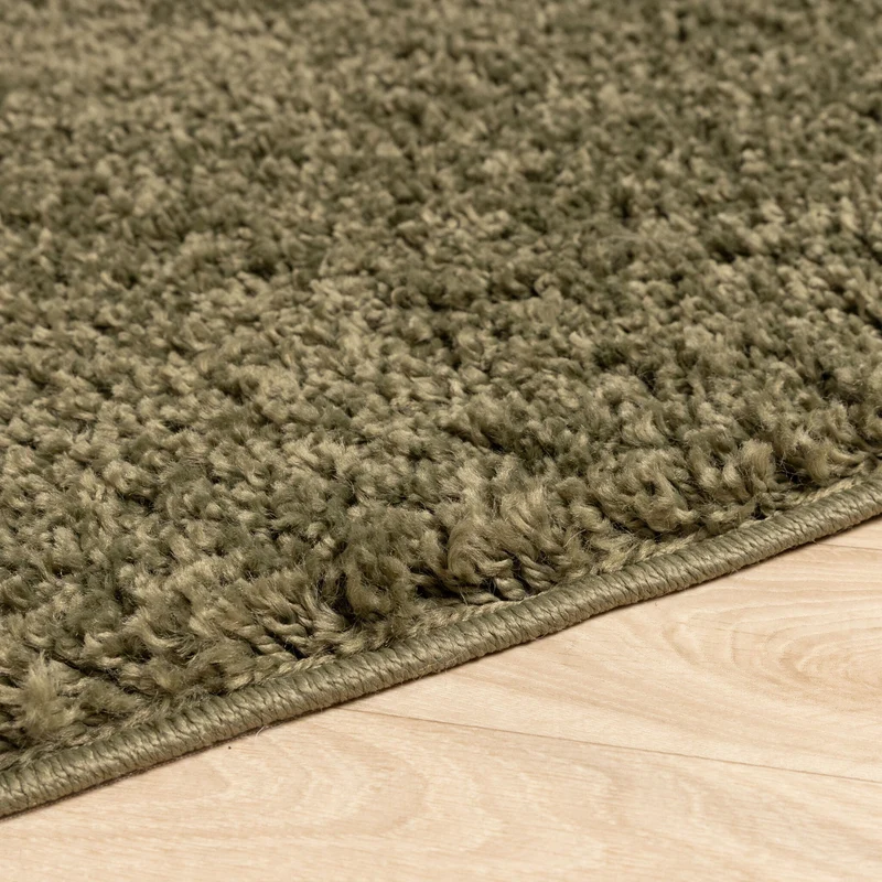 Teppich Hochflor Rund - Wish Grün