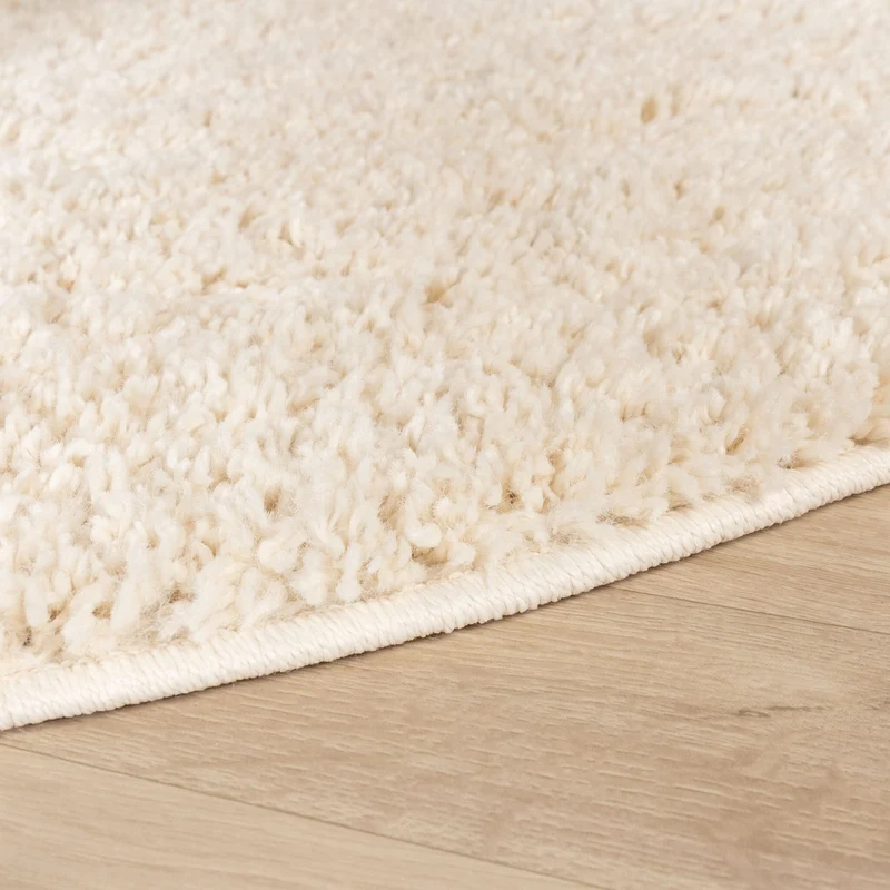 Teppich Hochflor Rund - Wish Creme