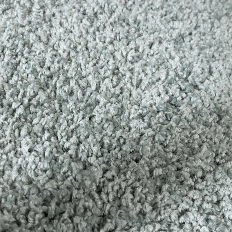 Teppich Hochflor Rund - Wish Blau Grün