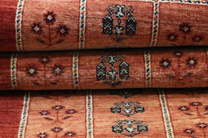 Läufer Gabbeh - Kaschkuli Perser - 82 x 290 cm - hellrot
