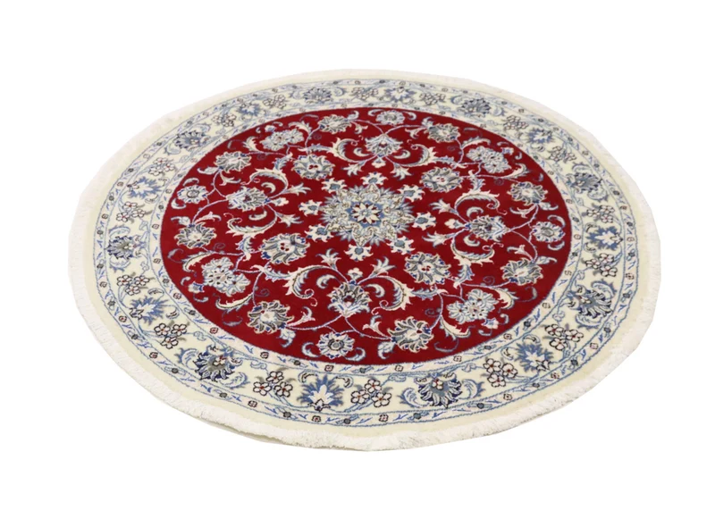 Perserteppich - Nain rund - 150 x 150 cm - rot
