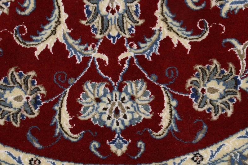 Perserteppich - Nain rund - 150 x 150 cm - rot