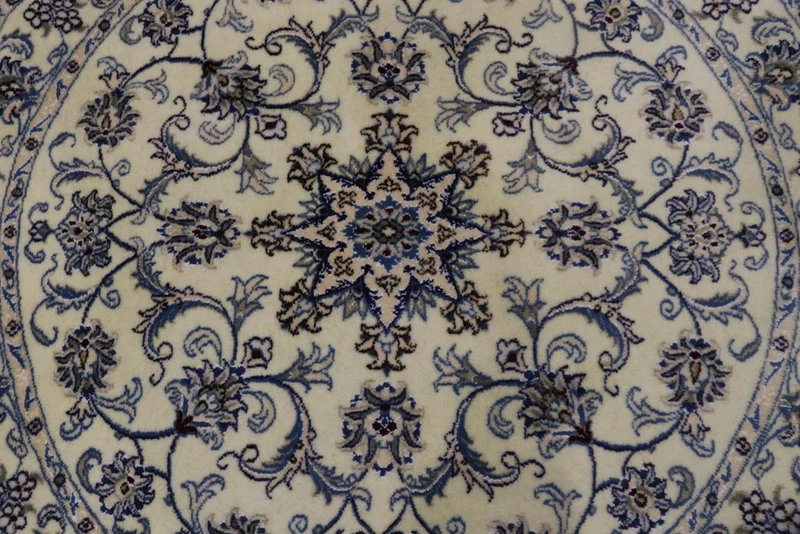 Perserteppich - Nain rund - 150 x 150 cm - creme