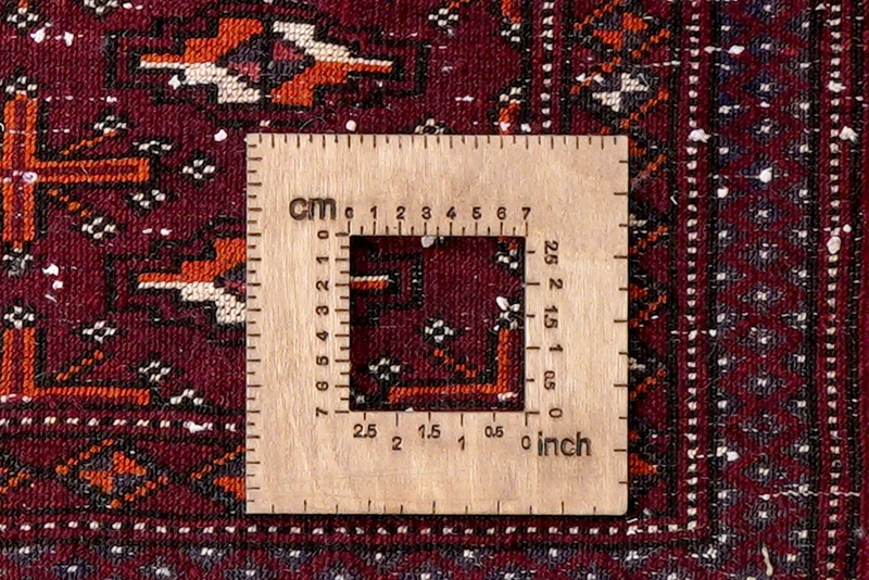 Turkman · Handgeknüpft – Rot, 41x88 cm