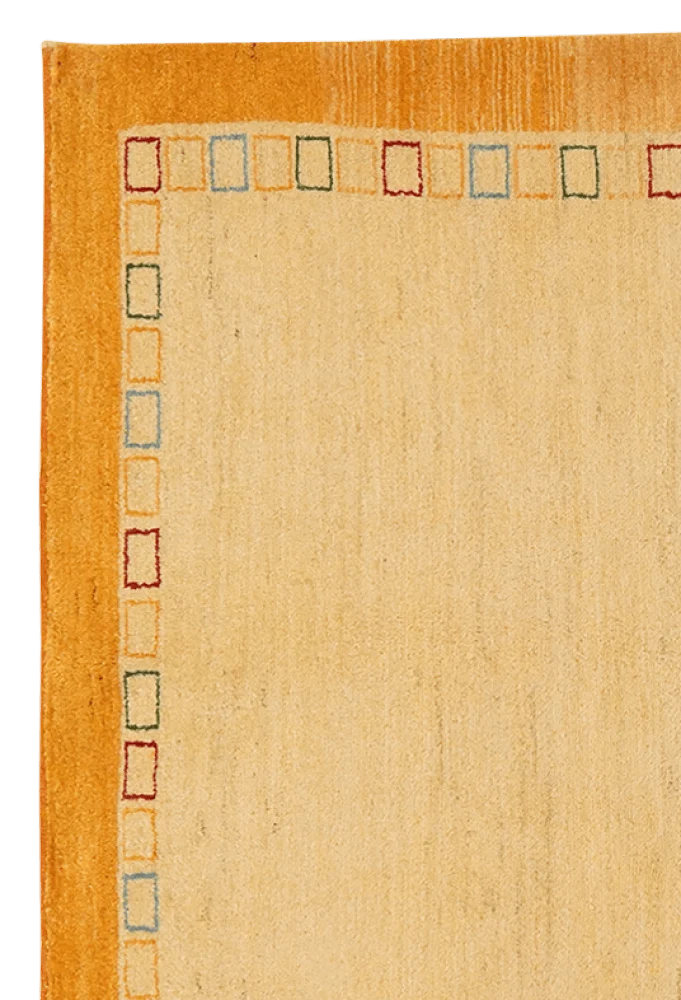 Rizbaf · Handgeknüpft – Gelb, 176x124 cm