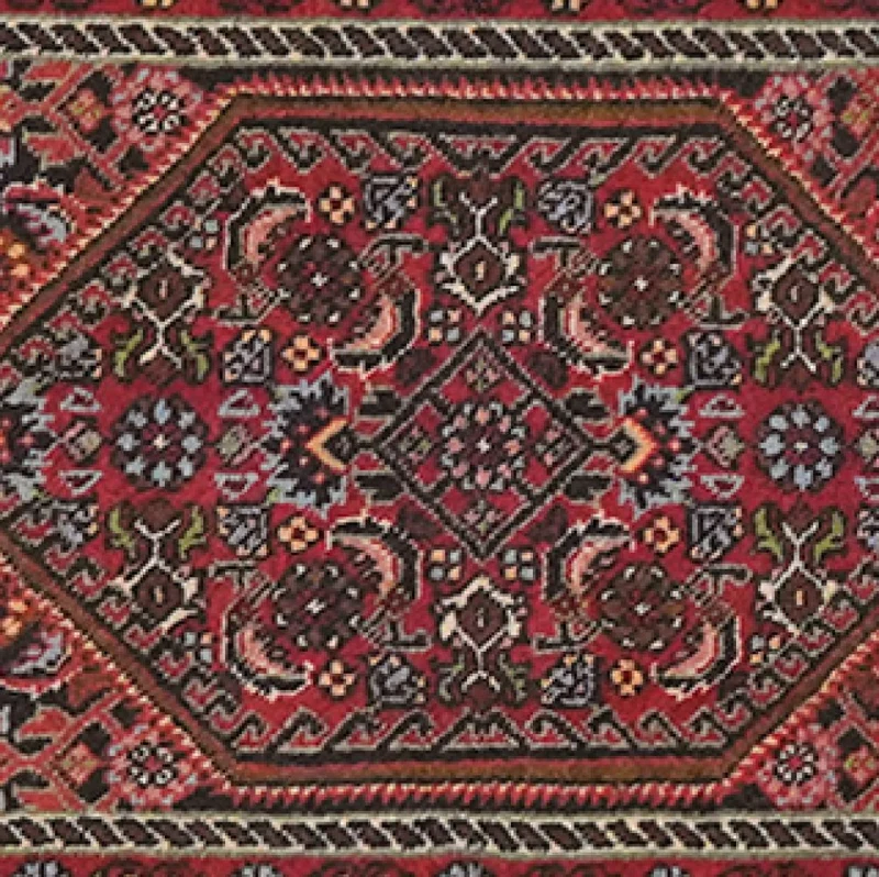 Bidjar Zandjan · Handgeknüpft – Blau, 62x42 cm