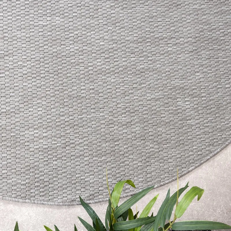 In- & Outdoor Teppich Rund - Costa Dunkelgrau