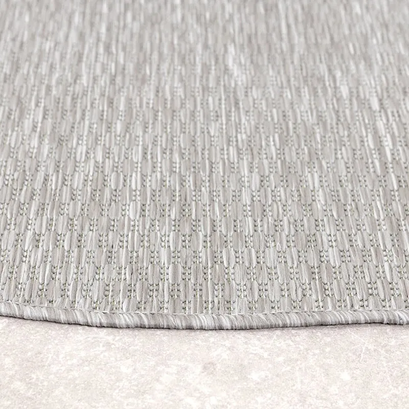 In- & Outdoor Teppich Rund - Costa Dunkelgrau