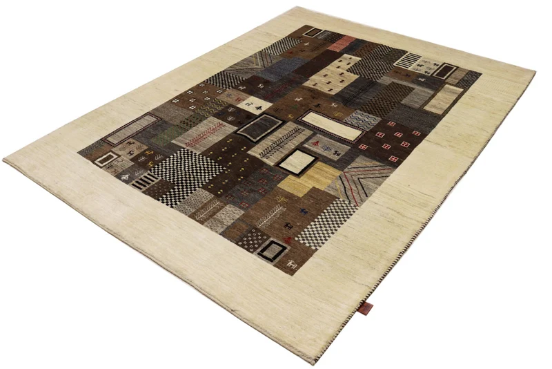 Gabbeh Teppich - Loribaft Indus - 181 x 251 cm - mehrfarbig