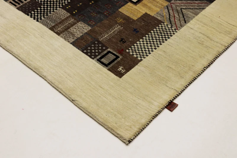 Gabbeh Teppich - Loribaft Indus - 181 x 251 cm - mehrfarbig