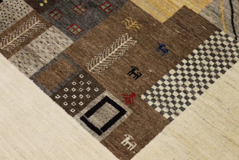 Gabbeh Teppich - Loribaft Indus - 181 x 251 cm - mehrfarbig
