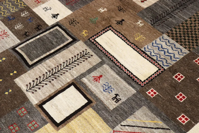 Gabbeh Teppich - Loribaft Indus - 181 x 251 cm - mehrfarbig
