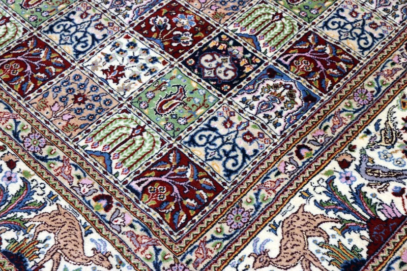 Perserteppich - Classic - 204 x 294 cm - dunkelbeige