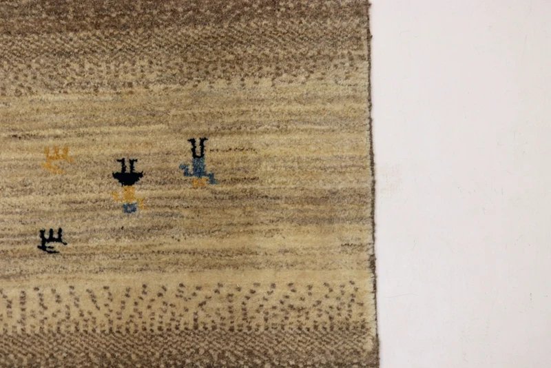Gabbeh Teppich - Loribaft Indus - 166 x 245 cm - dunkelbeige