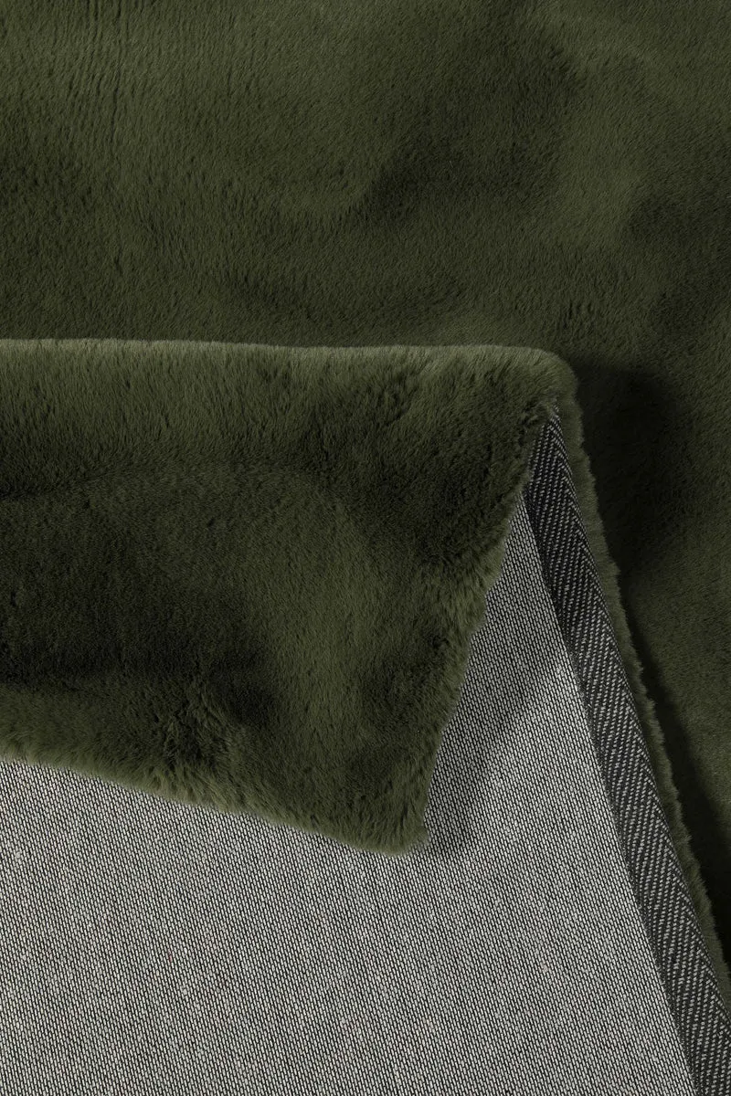 Esprit Teppich Oliv Grün und sehr flauschig Hochflor "Alice"