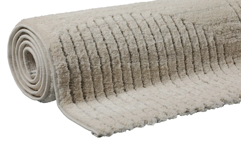 Kurzflor Teppich Creme Beige "Mats" WECONhome