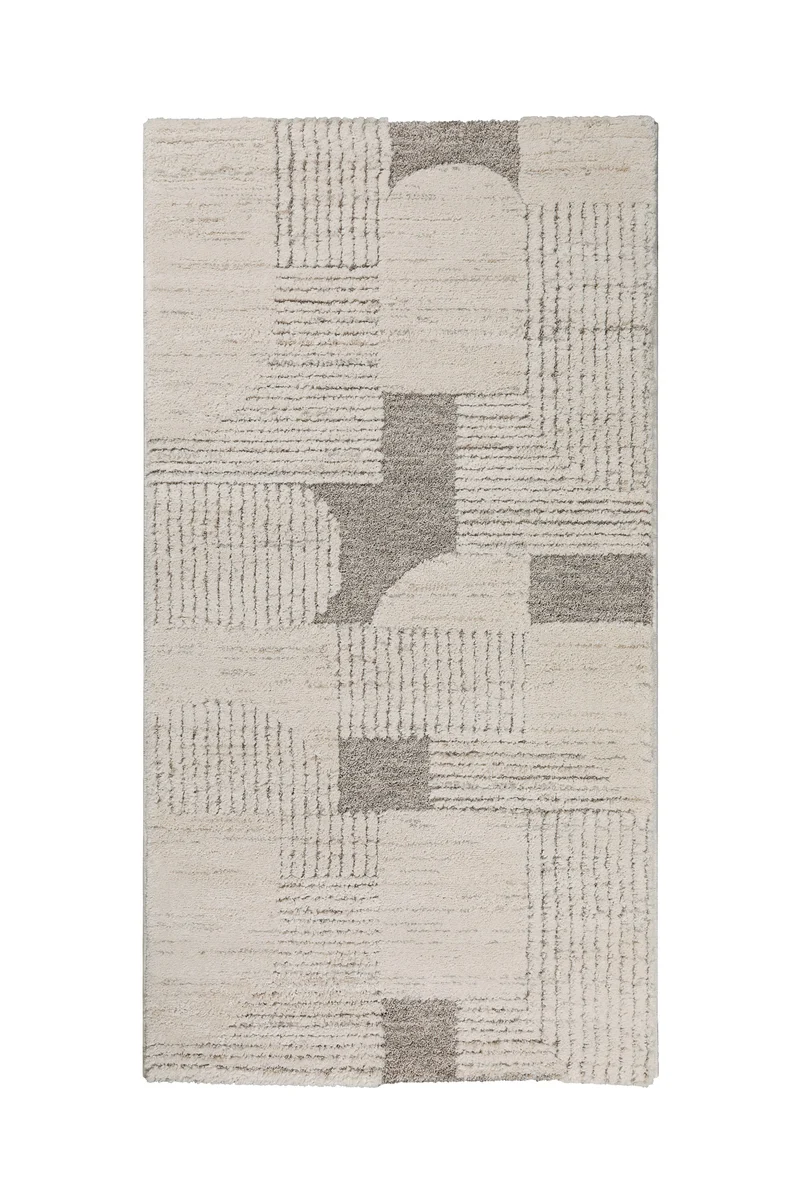 Kurzflor Teppich Creme Beige "Mats" WECONhome