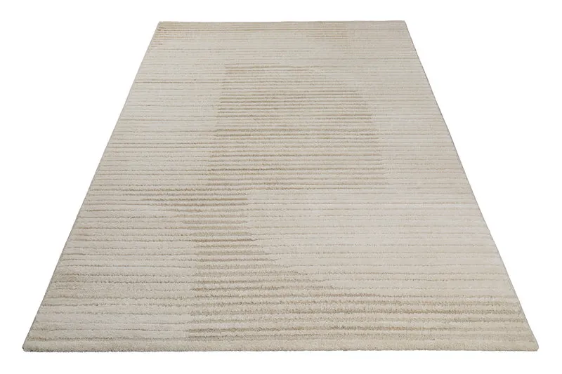 Kurzflor Teppich Creme Beige "Sven" WECONhome