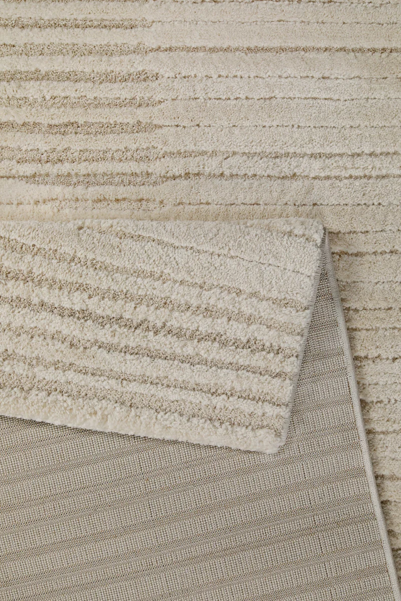 Kurzflor Teppich Creme Beige "Sven" WECONhome