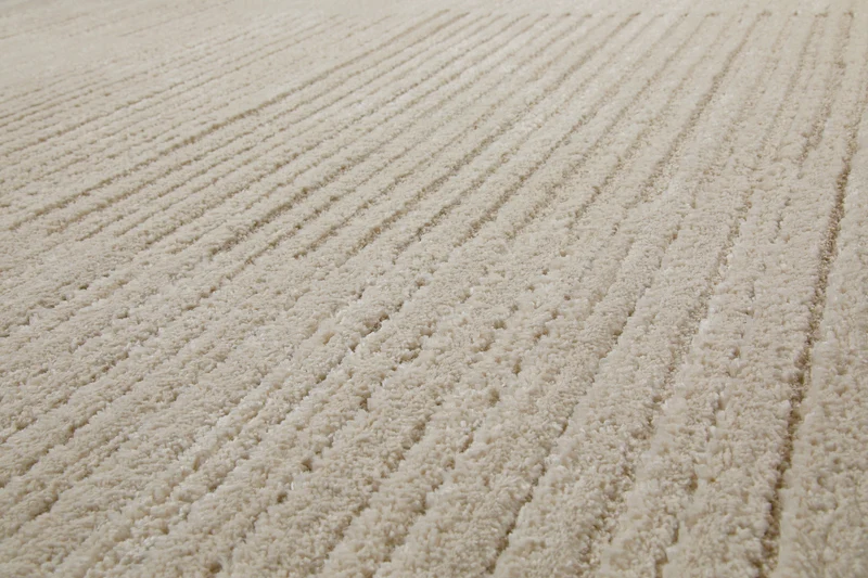 Kurzflor Teppich Creme Beige "Sven" WECONhome