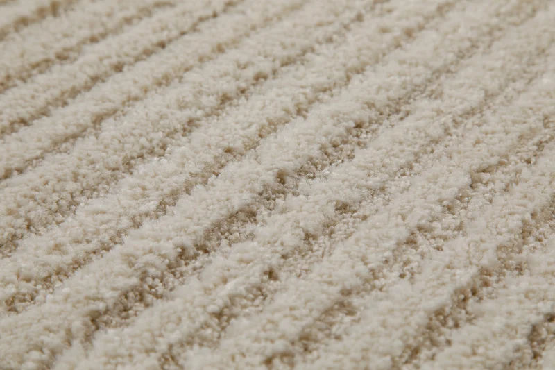 Kurzflor Teppich Creme Beige "Sven" WECONhome