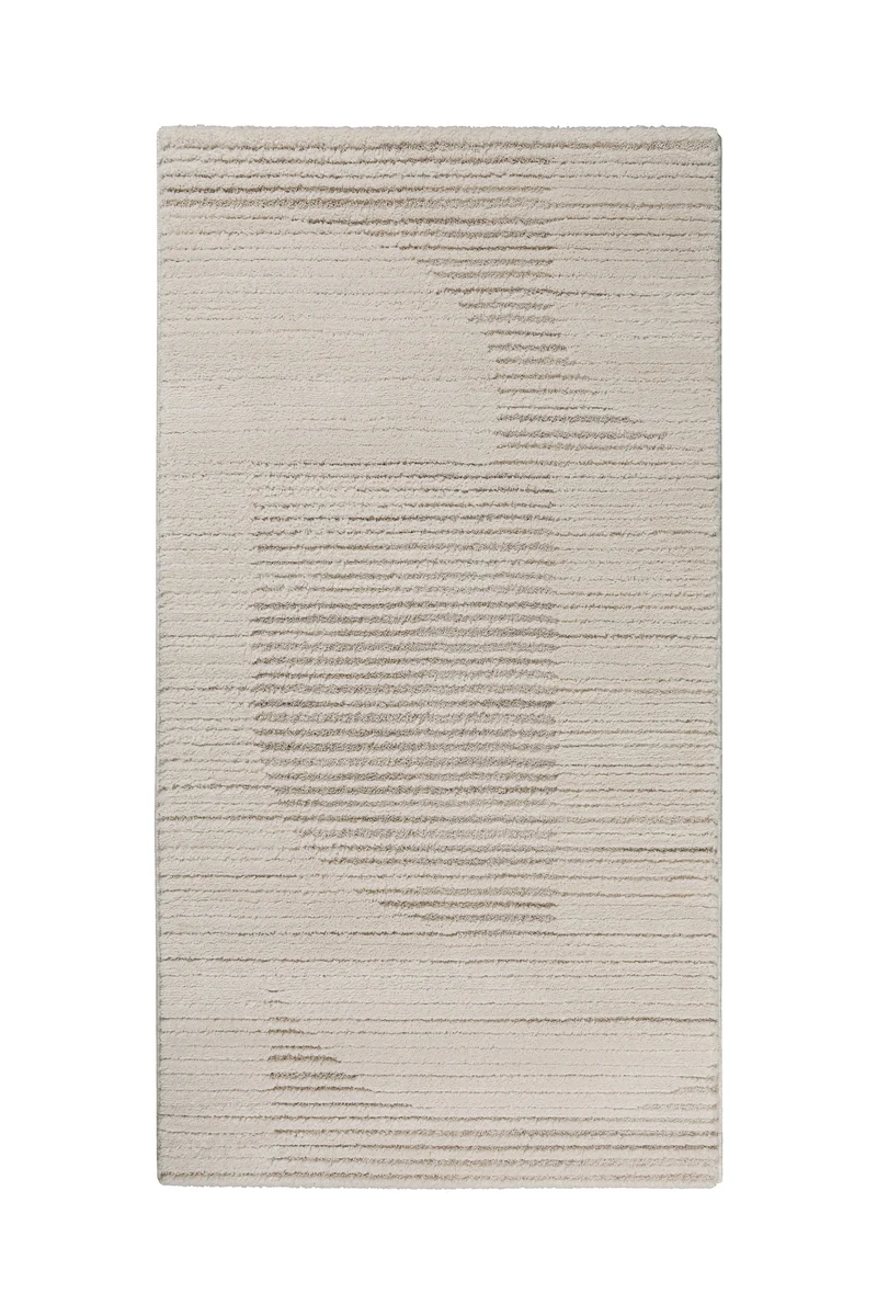 Kurzflor Teppich Creme Beige "Sven" WECONhome