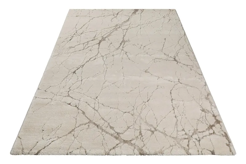 Kurzflor Teppich Creme Beige "Linus" WECONhome