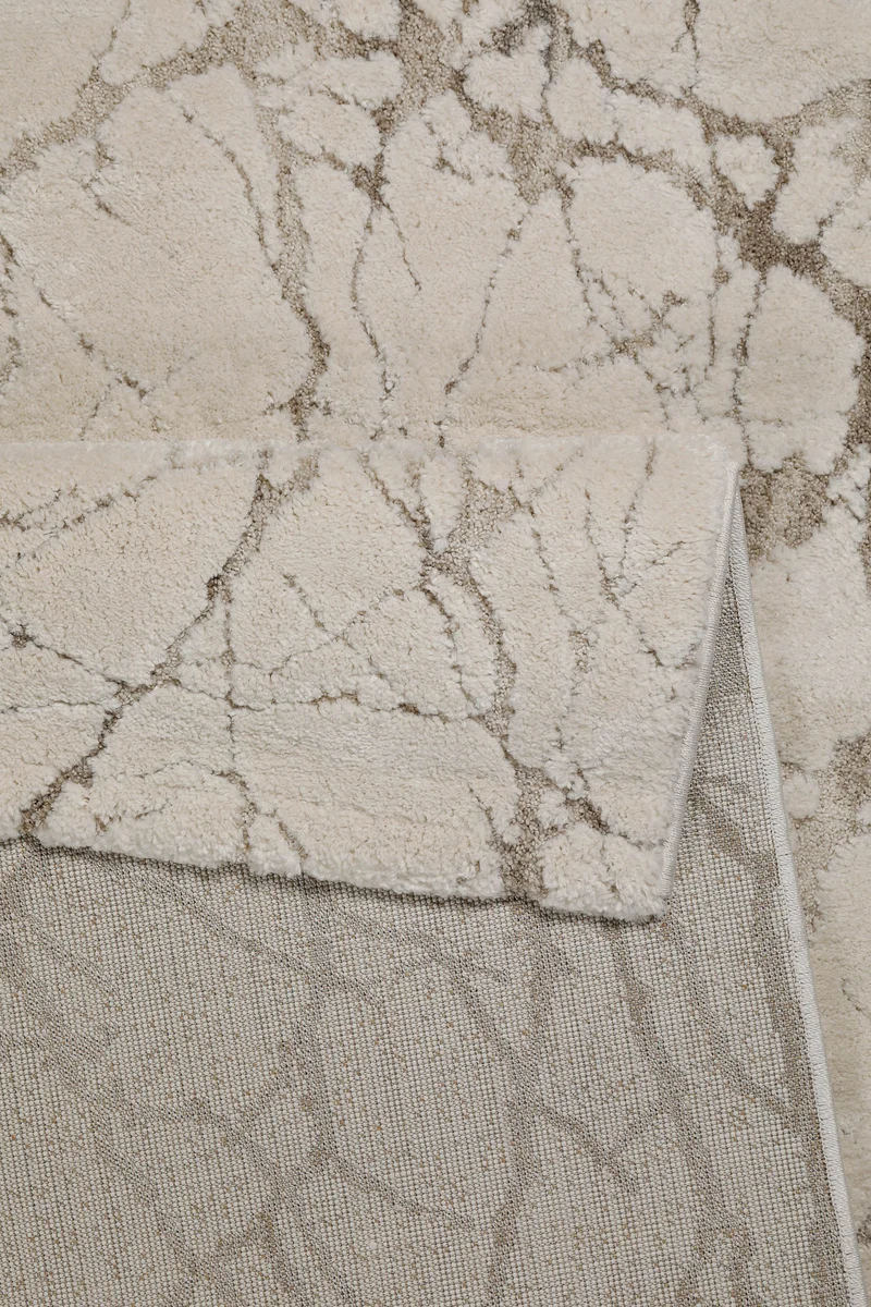 Kurzflor Teppich Creme Beige "Linus" WECONhome