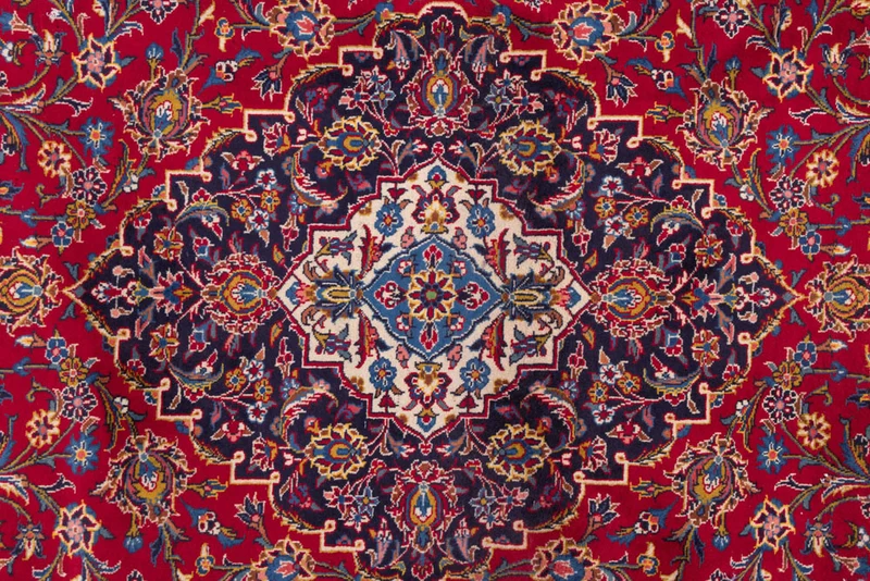 Perserteppich - Keshan - 305 x 420 cm - rot