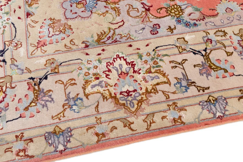 Perserteppich - Täbriz - Royal quadratisch - 153 x 153 cm - sand