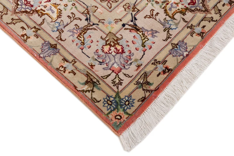 Perserteppich - Täbriz - Royal quadratisch - 153 x 153 cm - sand