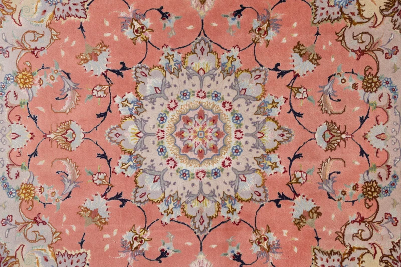Perserteppich - Täbriz - Royal quadratisch - 153 x 153 cm - sand