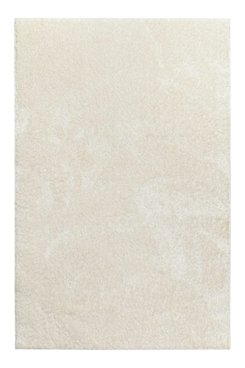 Teppich Creme Weiß Hochflor "Fanny" WECONhome Basics