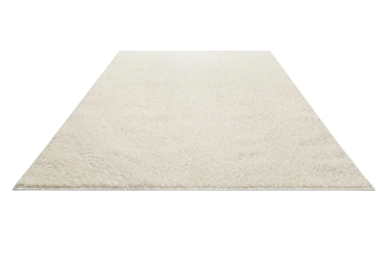 Teppich Creme Weiß Hochflor "Fanny" WECONhome Basics
