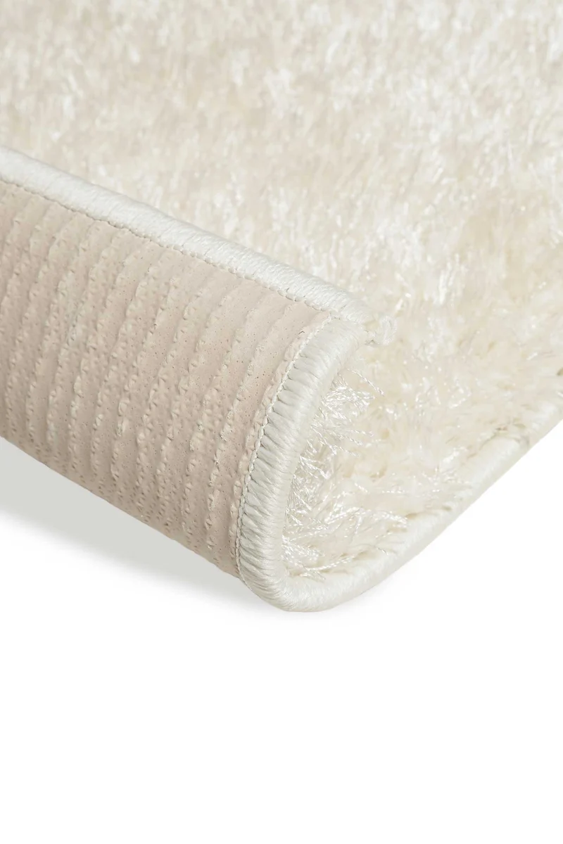 Teppich Creme Weiß Hochflor "Fanny" WECONhome Basics