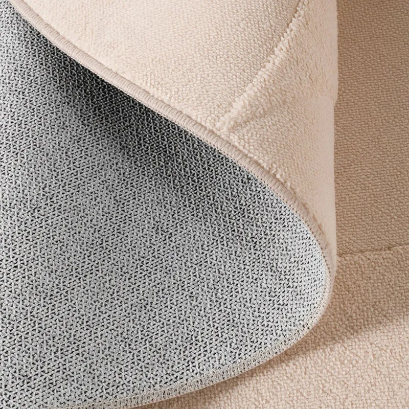 Runder Teppich Wohnzimmer - Charm Circles Beige