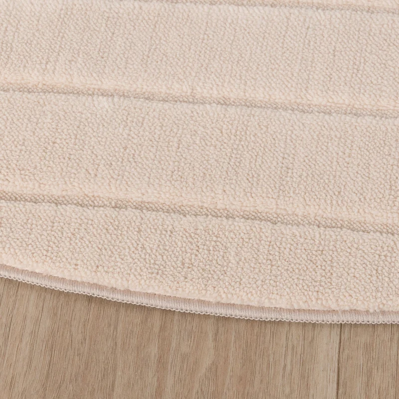 Runder Teppich Wohnzimmer - Charm Arches Beige