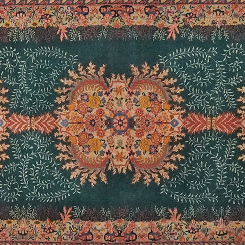 Tabriz Old · Handgeknüpft – Grün, 580x98 cm