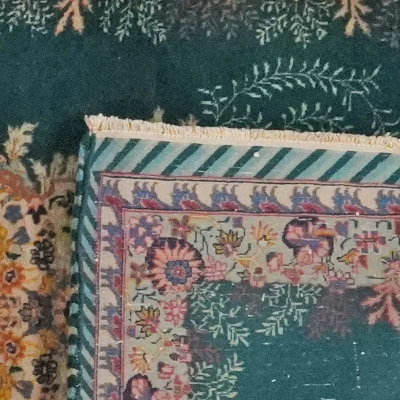 Tabriz Old · Handgeknüpft – Grün, 580x98 cm