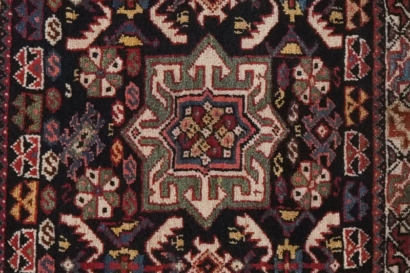 Veramin · Handgeknüpft – Blau, 71x63 cm