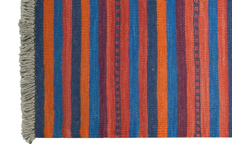 Kelim Gashgai · Handgewebt – Bunt, 198x59 cm