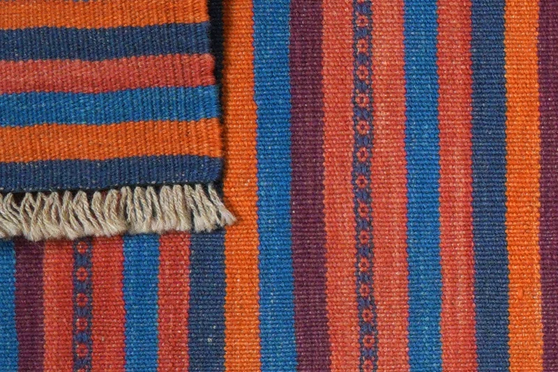 Kelim Gashgai · Handgewebt – Bunt, 198x59 cm