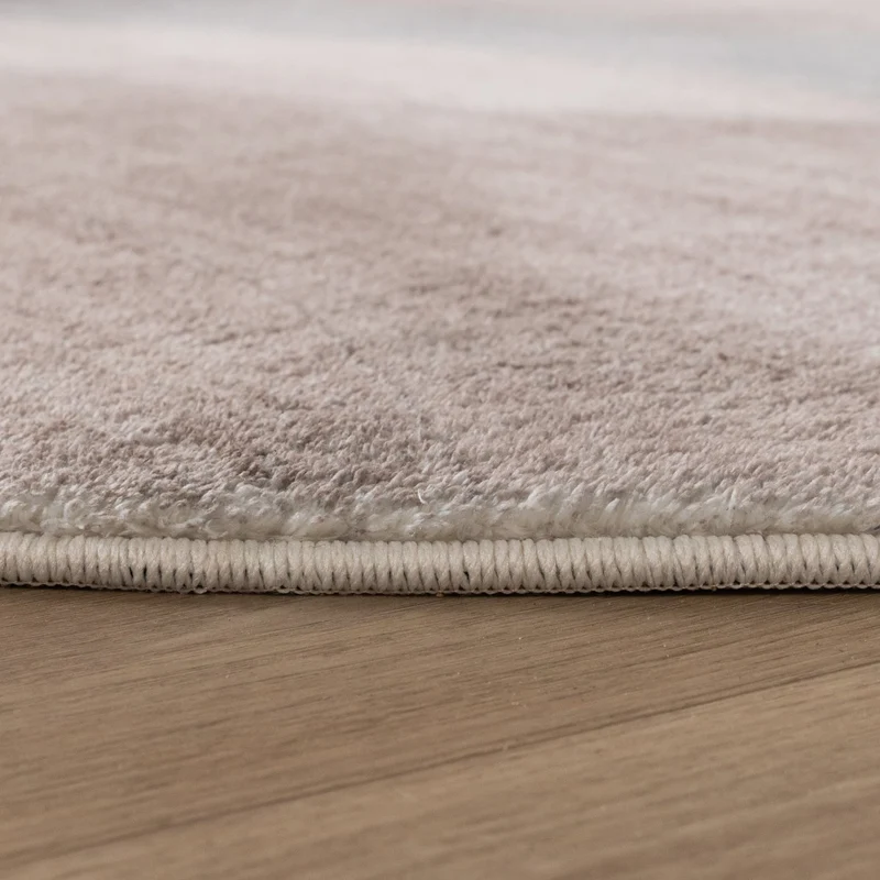 Moderner Teppich Rund - Field Taupe