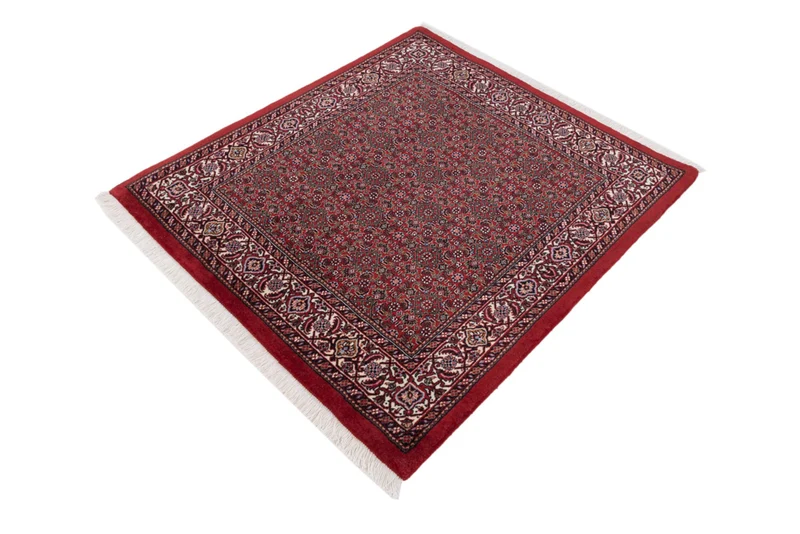 Perserteppich - Bidjar - Royal - 100 x 107 cm - dunkelrot