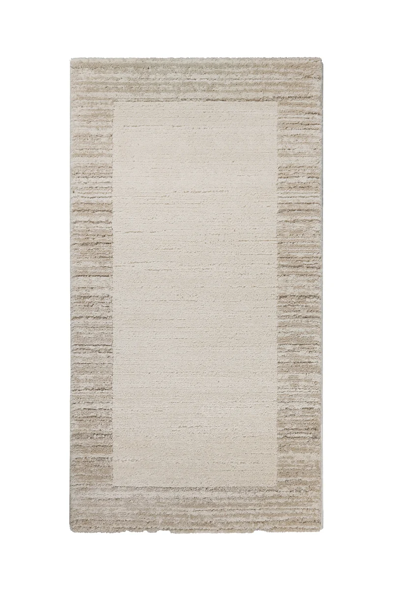 Kurzflor Teppich Creme Beige "Thorben" WECONhome